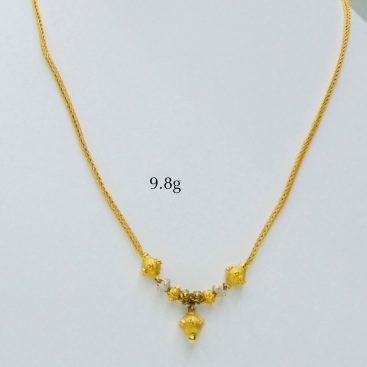 22K gold necklace3 at Babber Jewellers