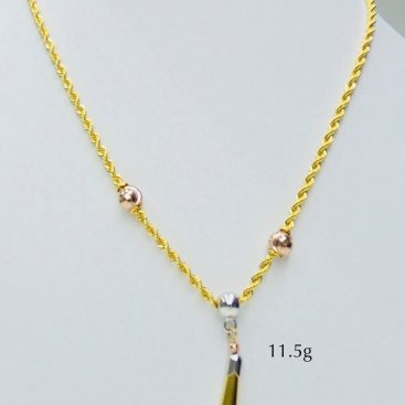 22K gold necklace2 at Babber Jewellers